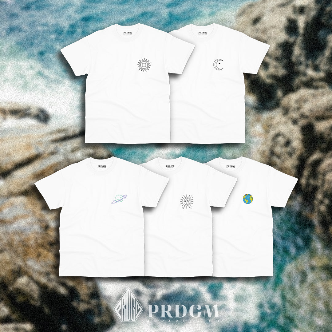 MINIMAL SUN AND MOON TEES | Aesthetic minimal t-shirt designs