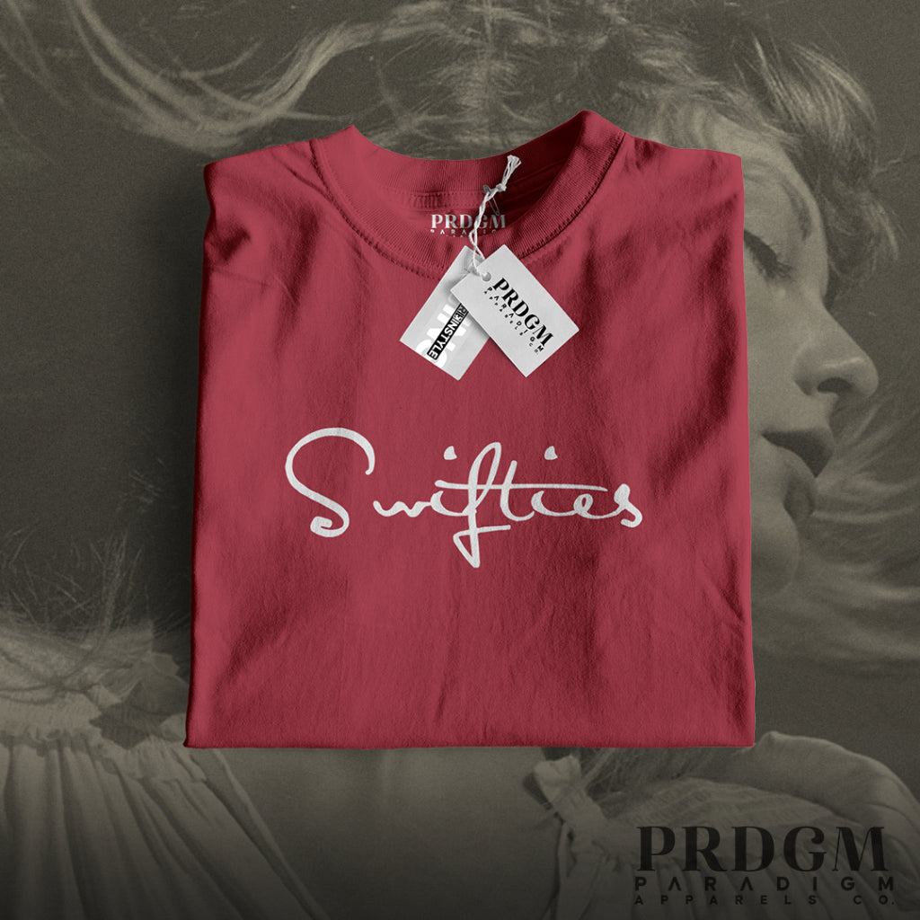 TAYLOR SWIFT SHIRTS | SWIFTIE COLLECTION CURSIVE TEXT  | Aesthetic minimal t-shirt designs