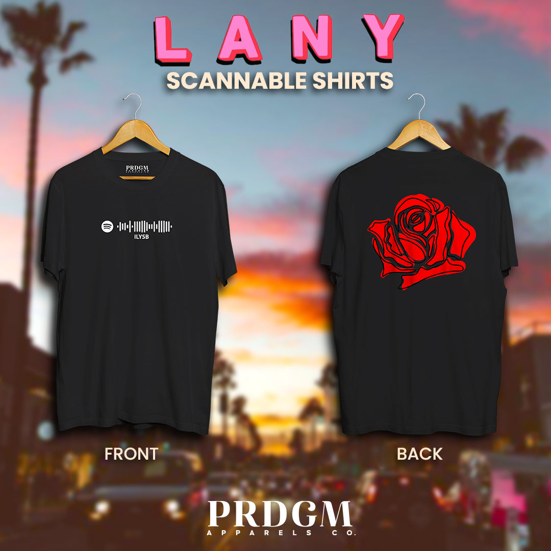 LANY SCANNABLE TEES | Aesthetic minimal t-shirt designs