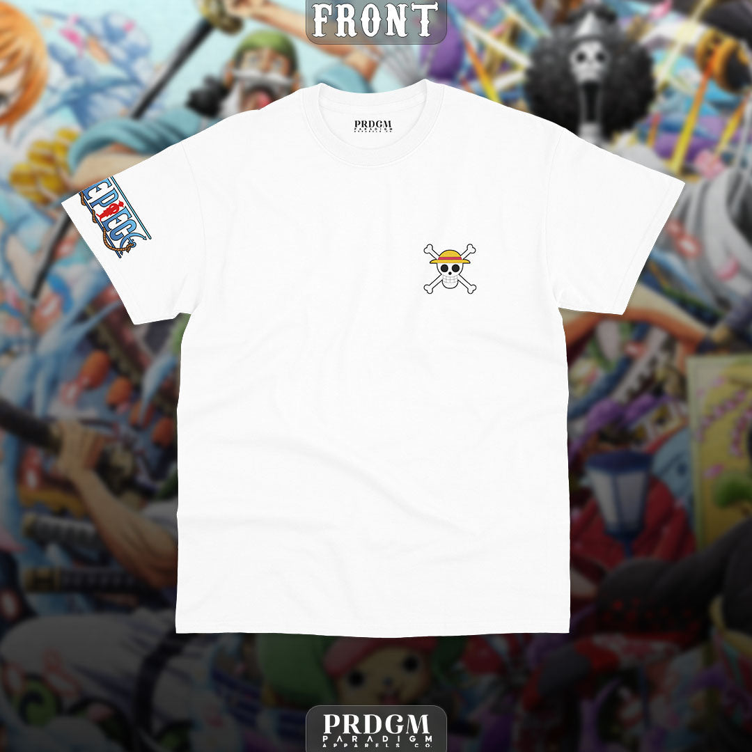 ONE PIECE STRAWHAT CREW | Aesthetic minimal t-shirt designs