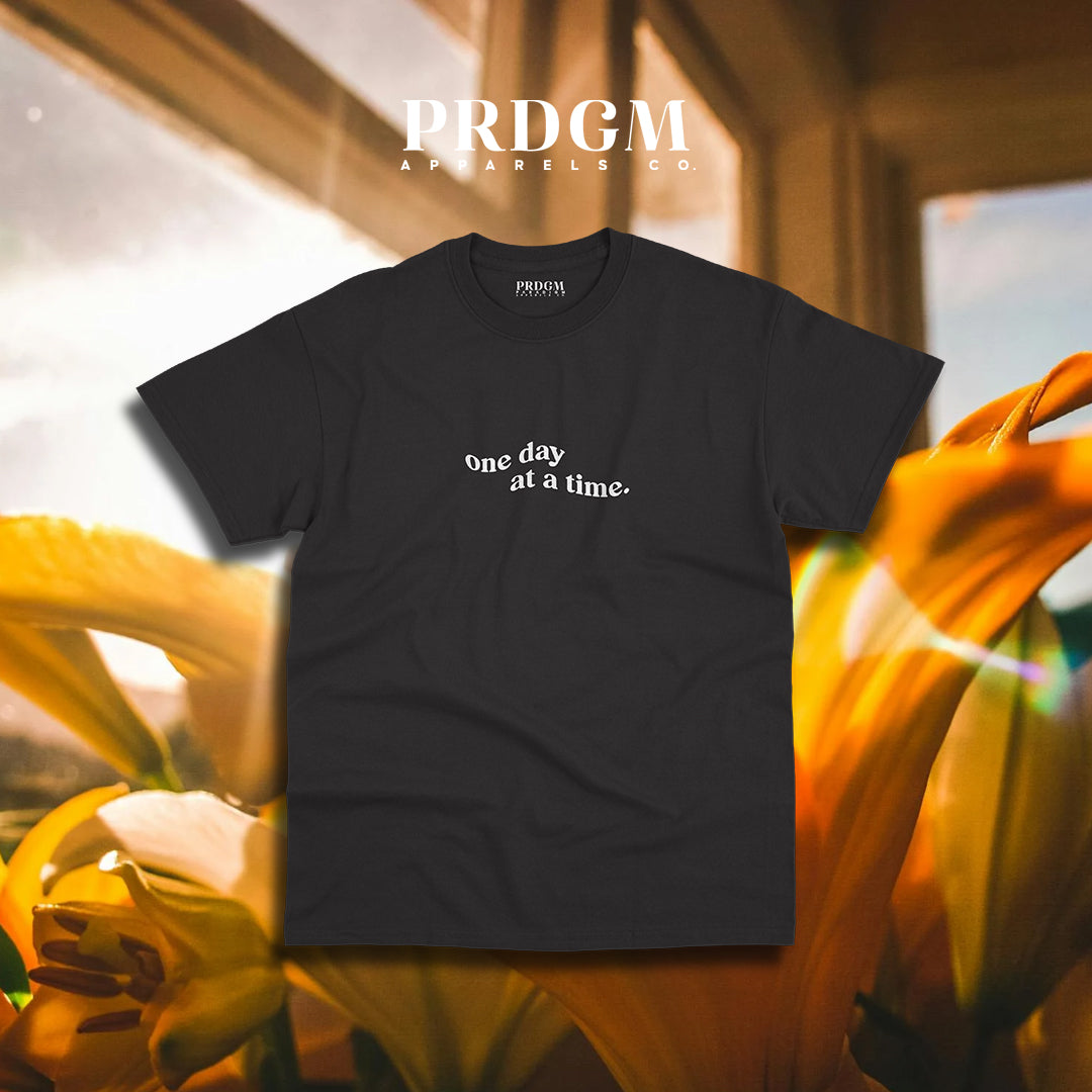 ONE DAY AT A TIME TEES | Aesthetic minimal t-shirt designs