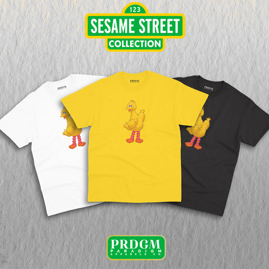 BIG BIRD SESAME STREET TEES | Aesthetic minimal t-shirt designs