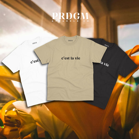 C EST LA VIE TEES | Aesthetic minimal t-shirt designs