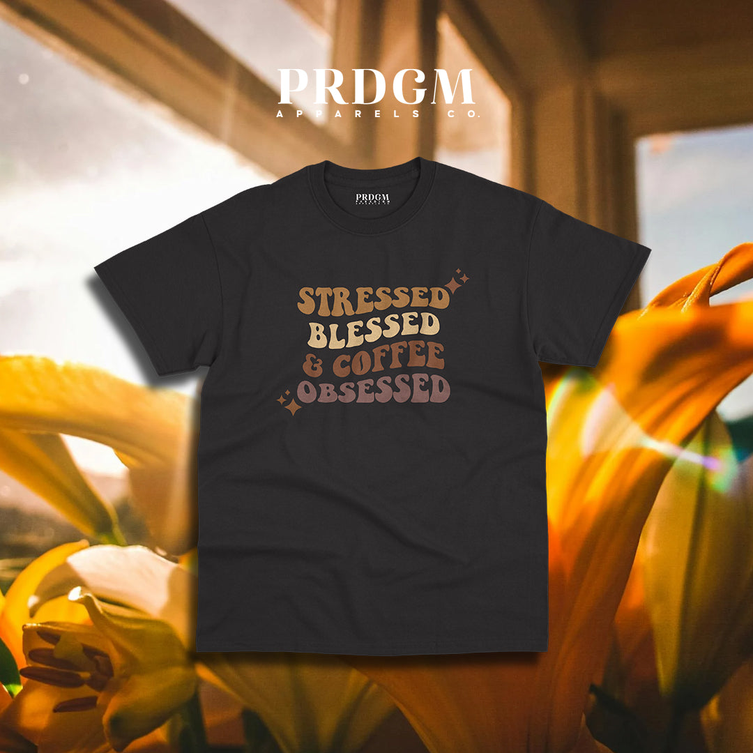 COFFEE OBSESSED TEES | Aesthetic minimal t-shirt designs