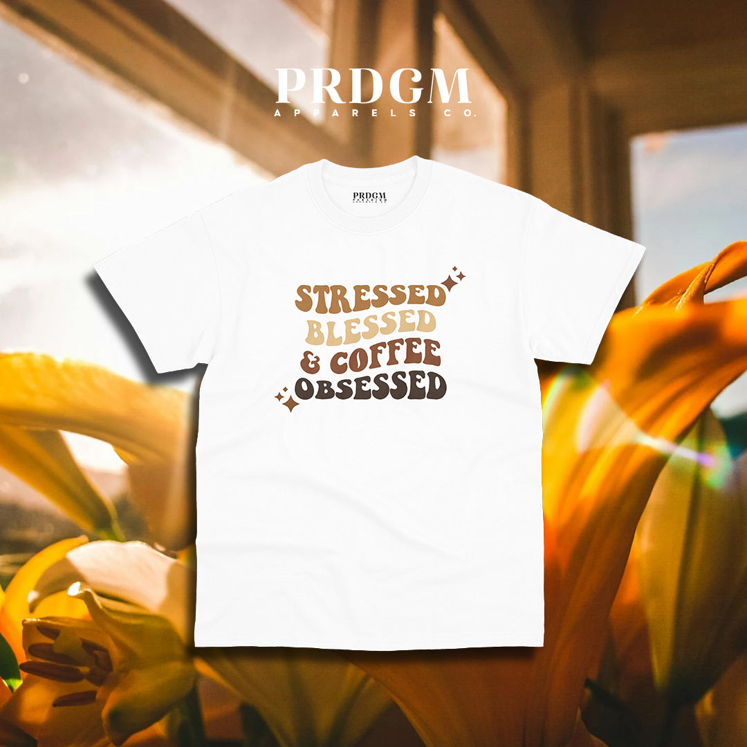 COFFEE OBSESSED TEES | Aesthetic minimal t-shirt designs