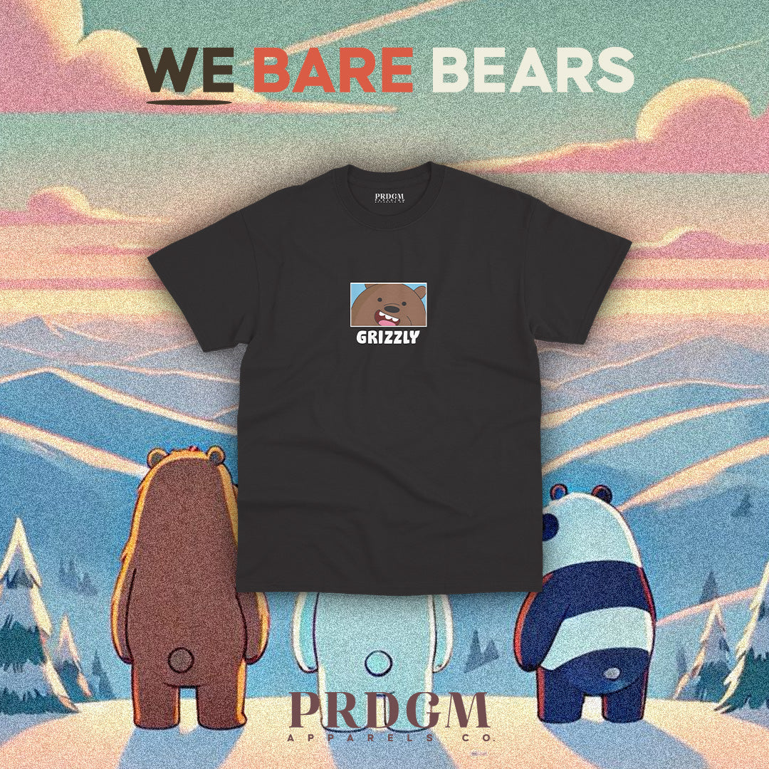 GRIZZLY BEAR TEES | Aesthetic minimal t-shirt designs