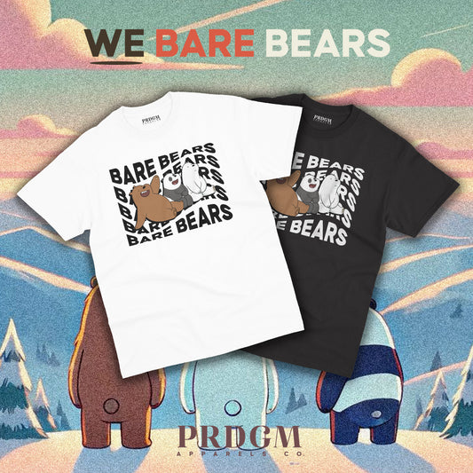 HAPPY 3 BEARS TEES | Aesthetic minimal t-shirt designs