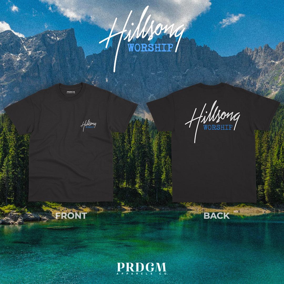 HILLSONG WORSHIP LOGO TEES | Aesthetic minimal t-shirt designs