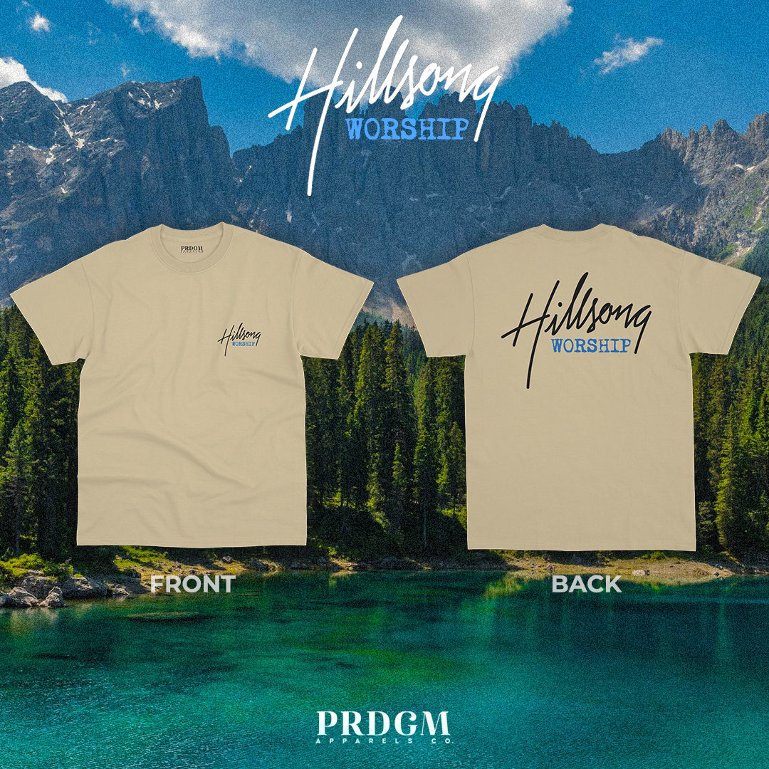 HILLSONG WORSHIP LOGO TEES | Aesthetic minimal t-shirt designs