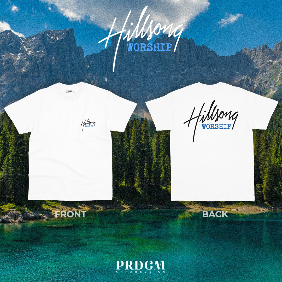 HILLSONG WORSHIP LOGO TEES | Aesthetic minimal t-shirt designs