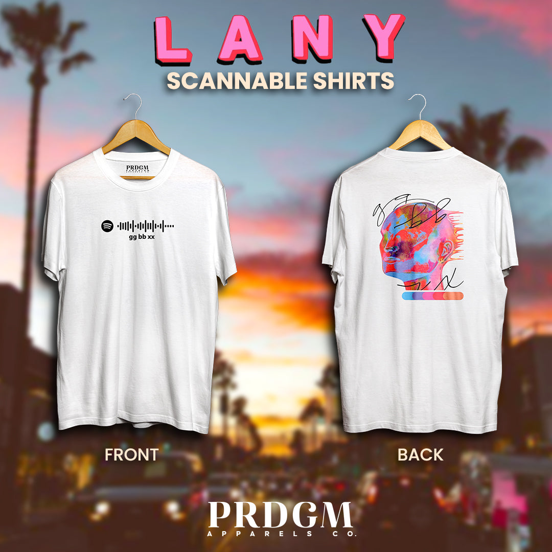 LANY SCANNABLE TEES | Aesthetic minimal t-shirt designs