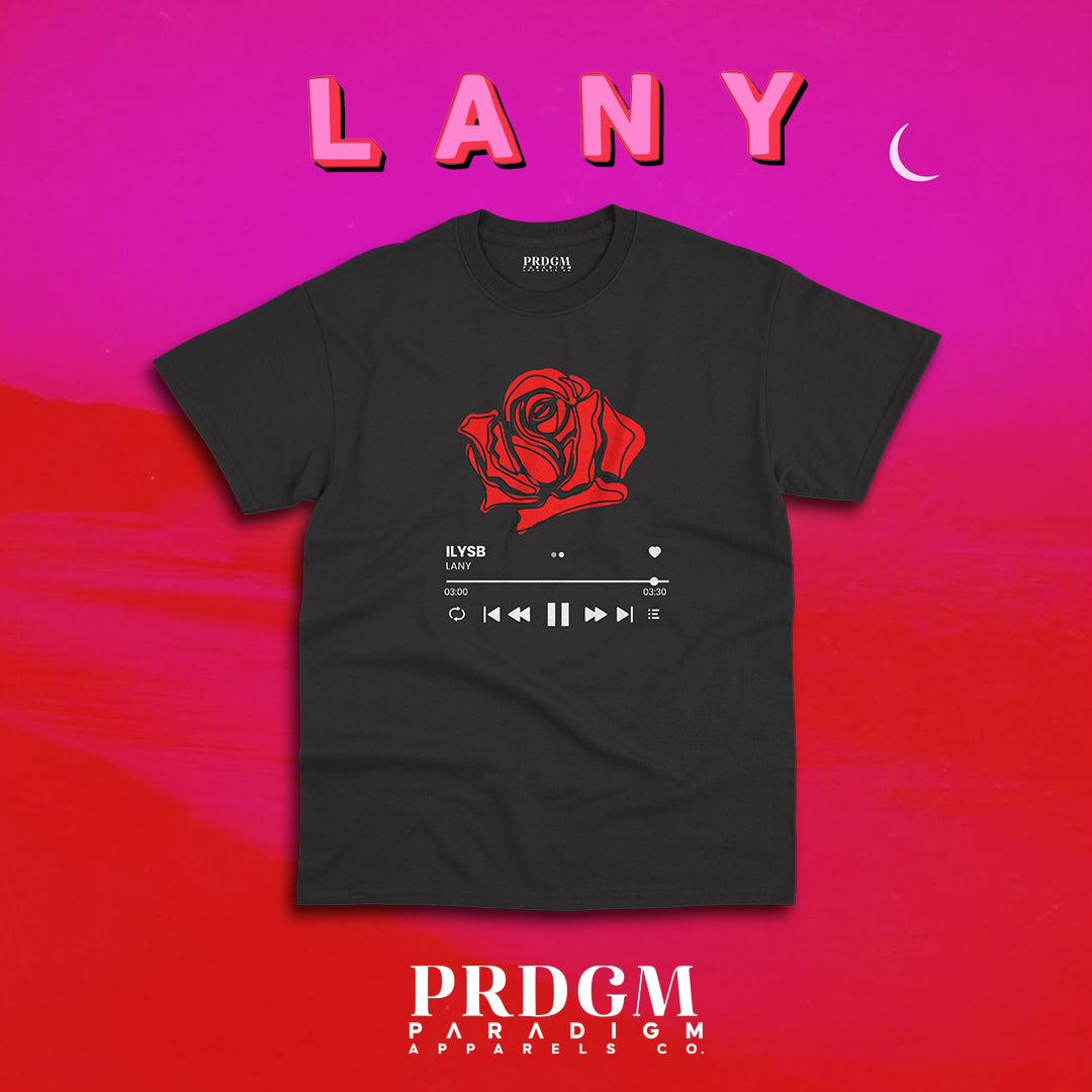 LANY MUSIC PLAYER TEES | Aesthetic minimal t-shirt designs