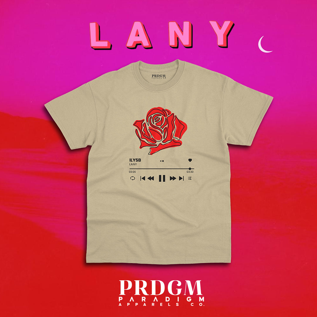 LANY MUSIC PLAYER TEES | Aesthetic minimal t-shirt designs