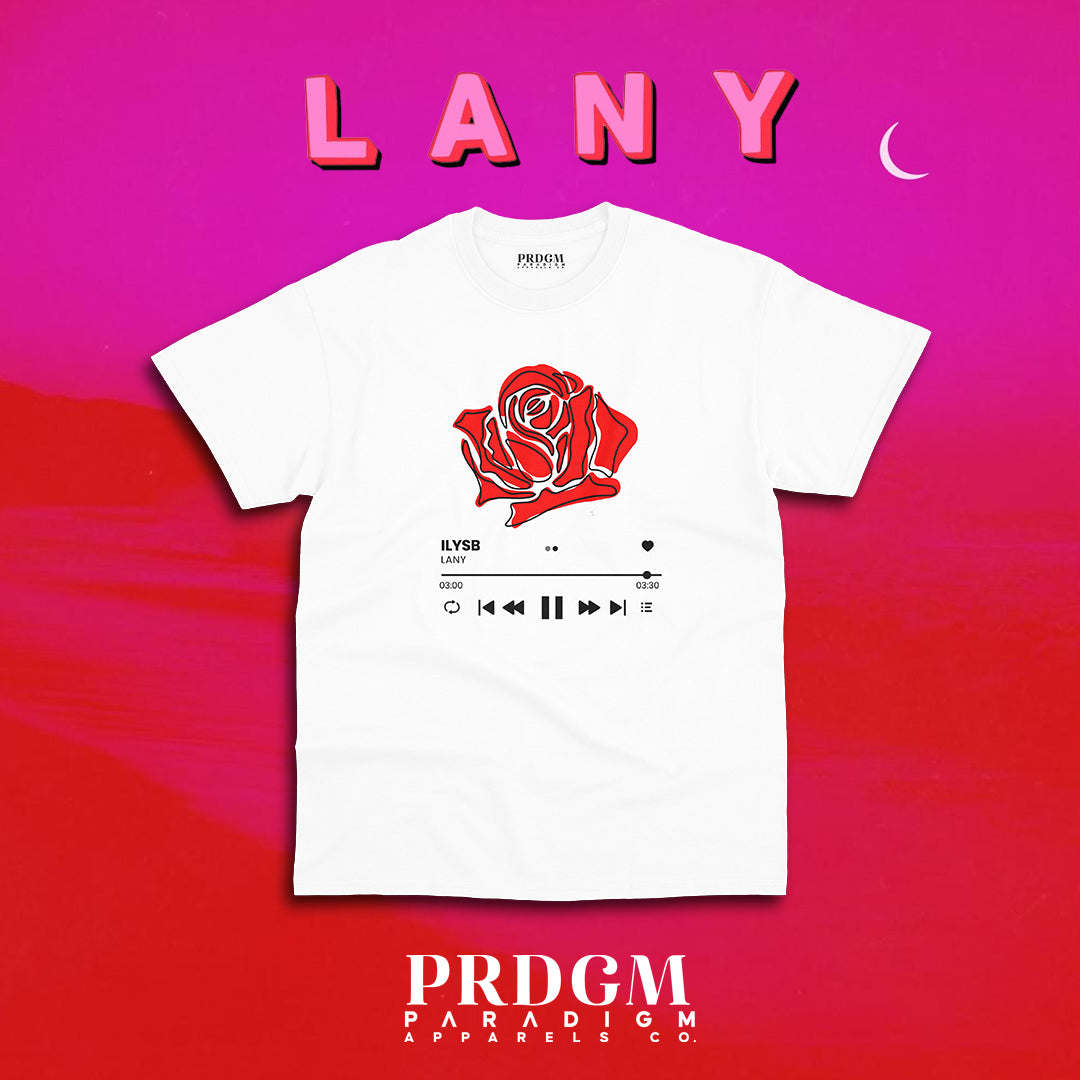 LANY MUSIC PLAYER TEES | Aesthetic minimal t-shirt designs