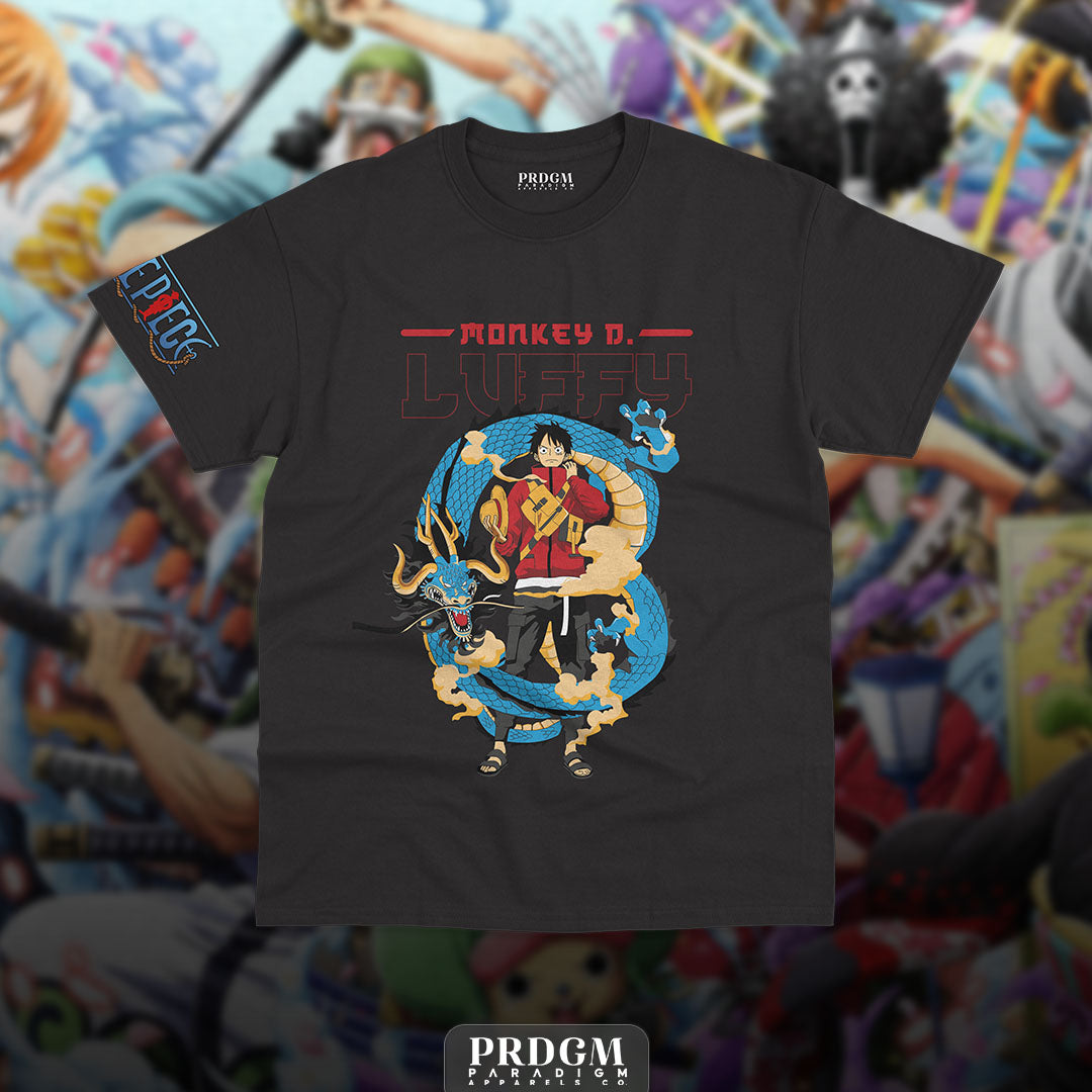 ONE PIECE LUFFY x DRAGON BALLS | Aesthetic minimal t-shirt designs