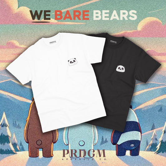 MINIMAL PANDA BEAR TEES | Aesthetic minimal t-shirt designs