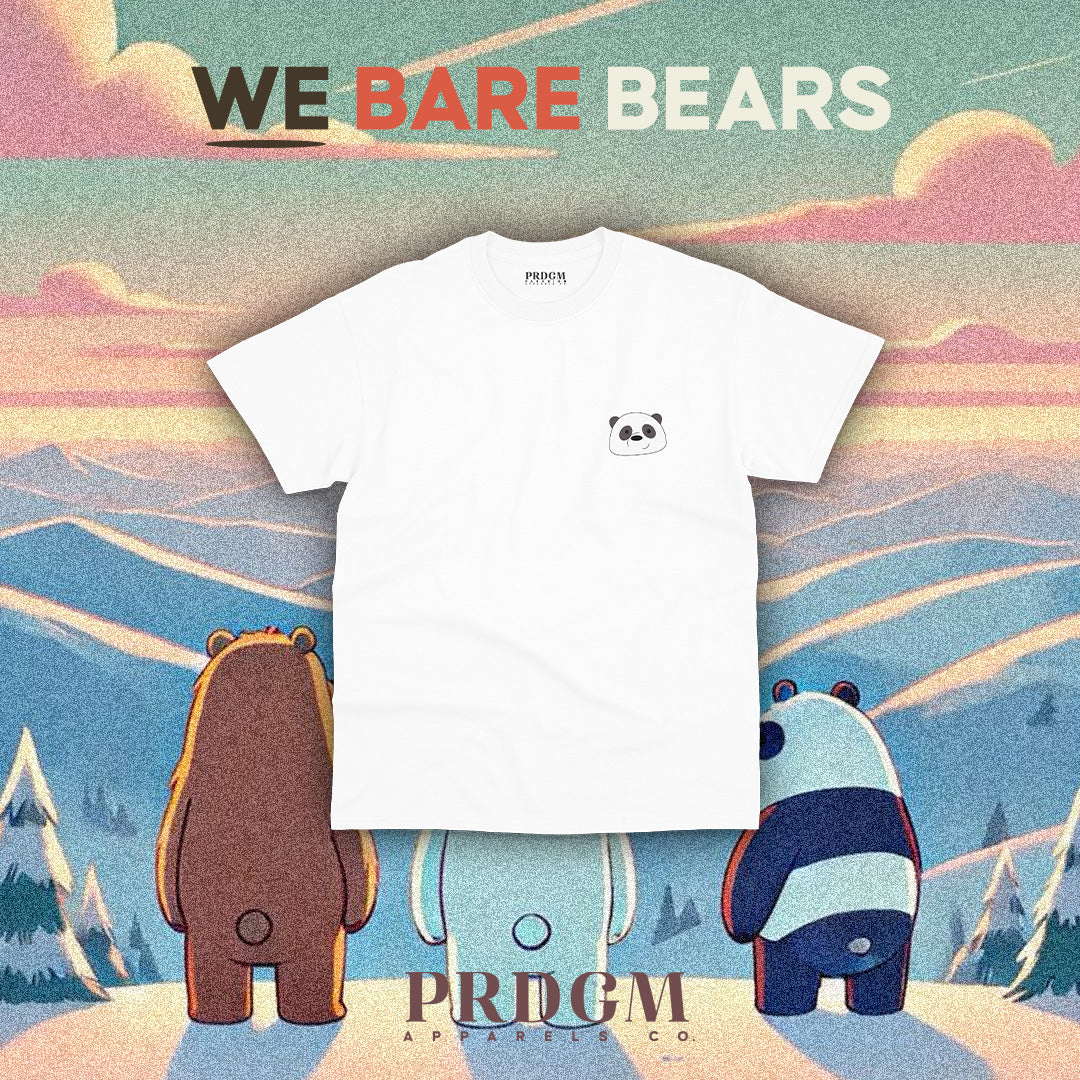 MINIMAL PANDA BEAR TEES | Aesthetic minimal t-shirt designs