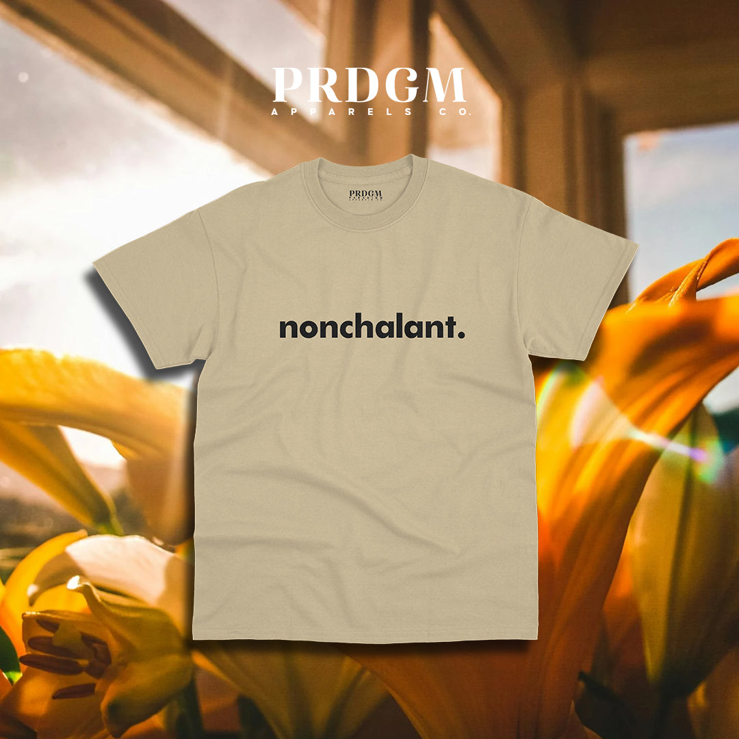 NONCHALANT TEES | Aesthetic minimal t-shirt designs