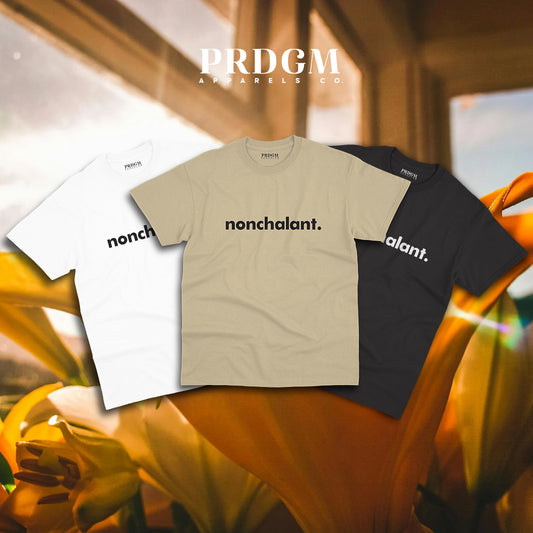 NONCHALANT TEES | Aesthetic minimal t-shirt designs