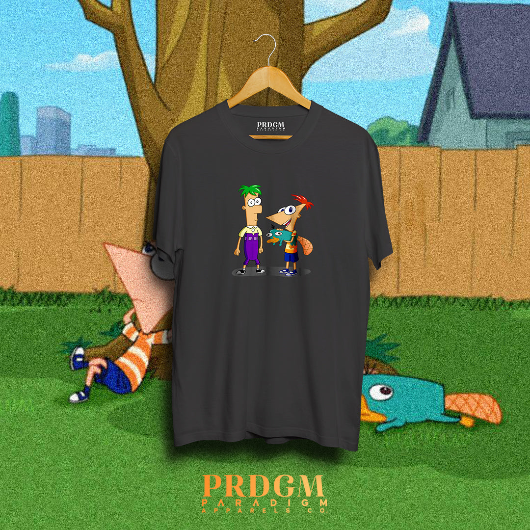 PHINEAS AND FERB TEES | Aesthetic minimal t-shirt designs