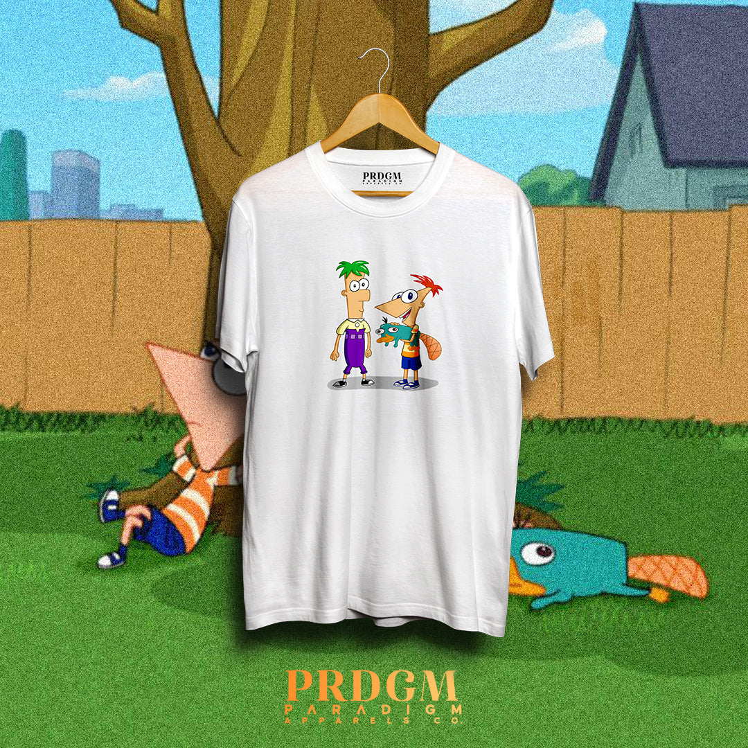 PHINEAS AND FERB TEES | Aesthetic minimal t-shirt designs