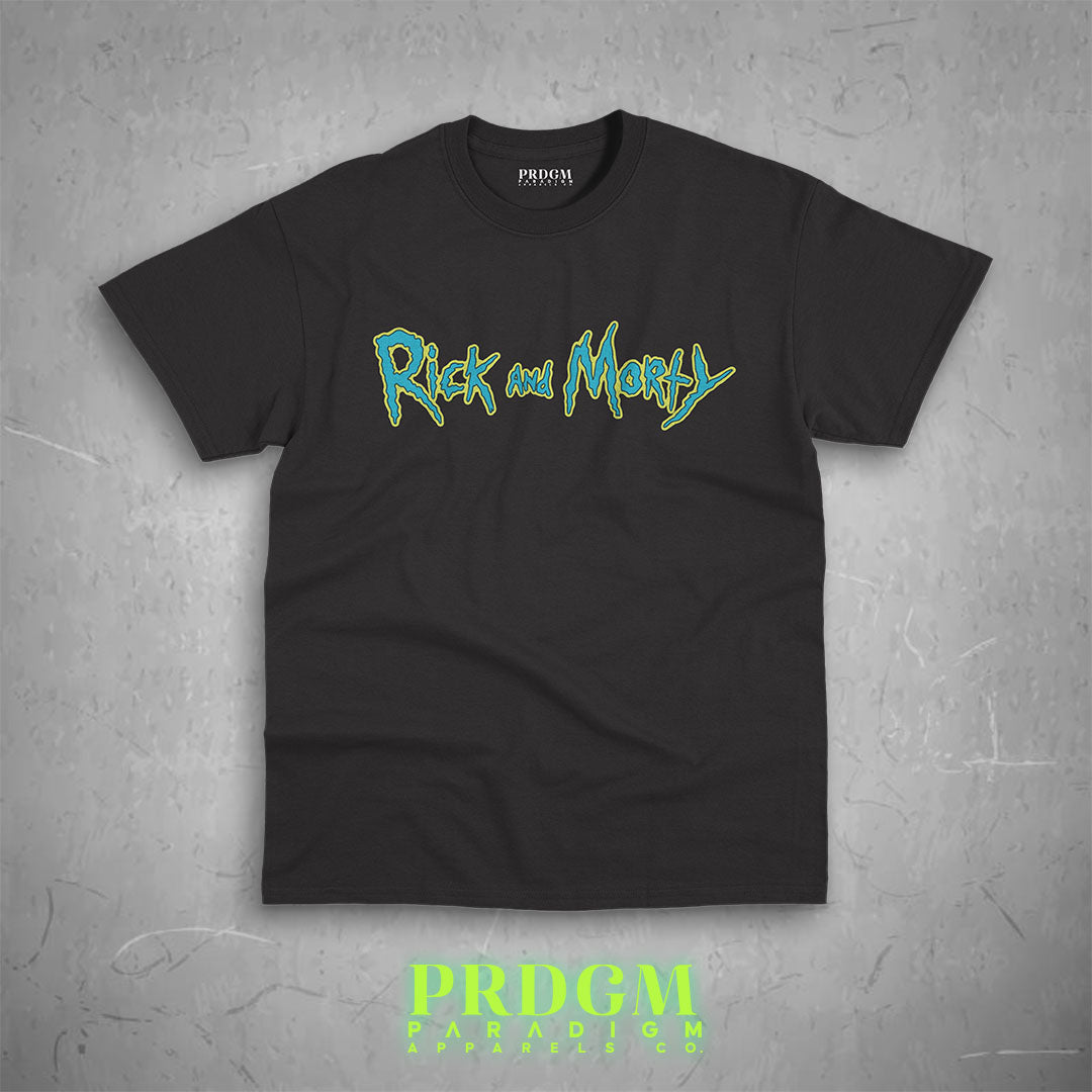 RICK & MORTY LOGO TEES | Aesthetic minimal t-shirt designs