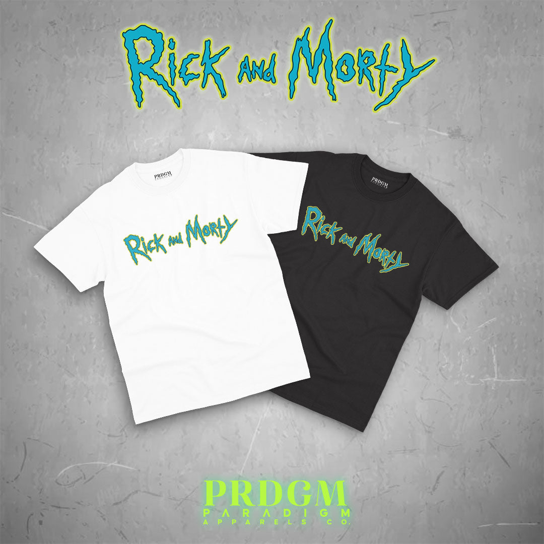 RICK & MORTY LOGO TEES | Aesthetic minimal t-shirt designs