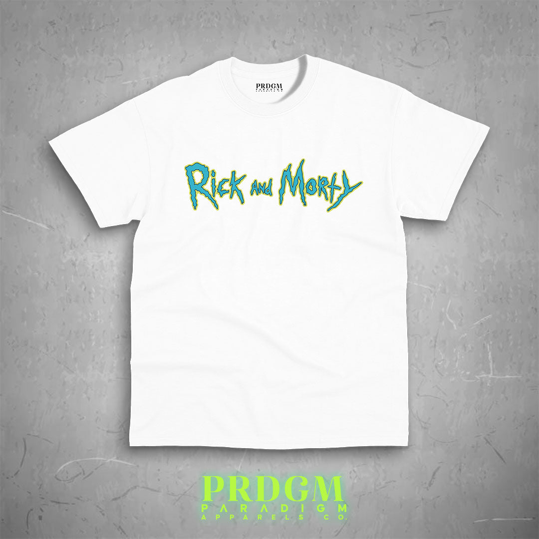 RICK & MORTY LOGO TEES | Aesthetic minimal t-shirt designs