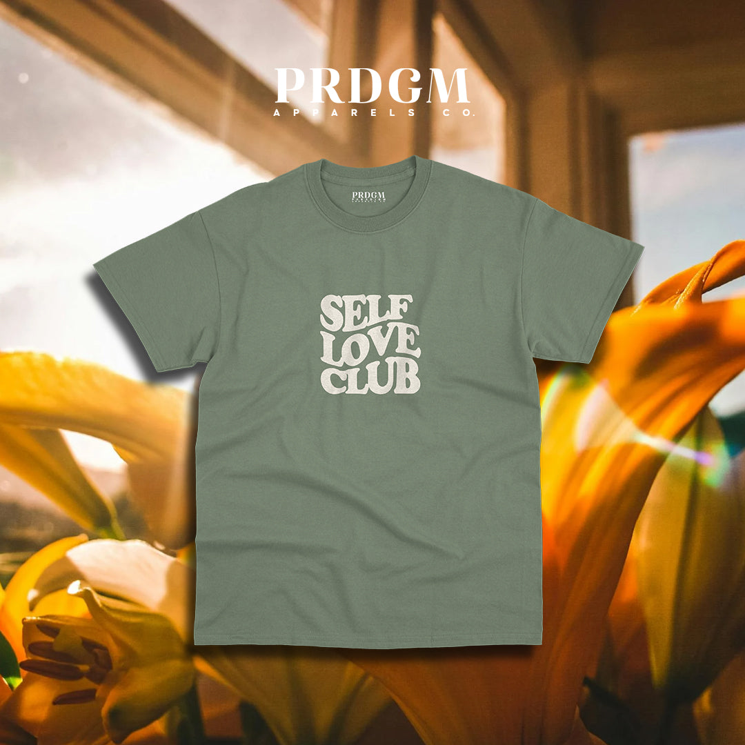 SELF LOVE CLUB TEES | Aesthetic minimal t-shirt designs