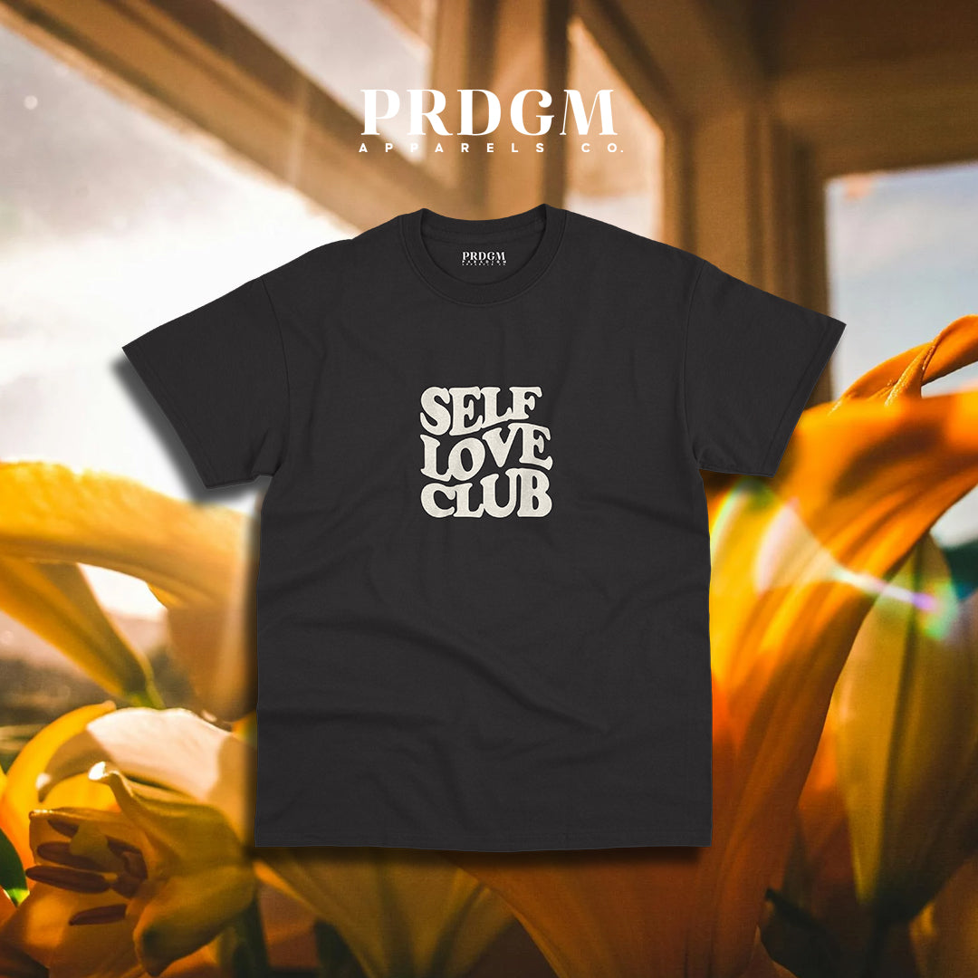 SELF LOVE CLUB TEES | Aesthetic minimal t-shirt designs