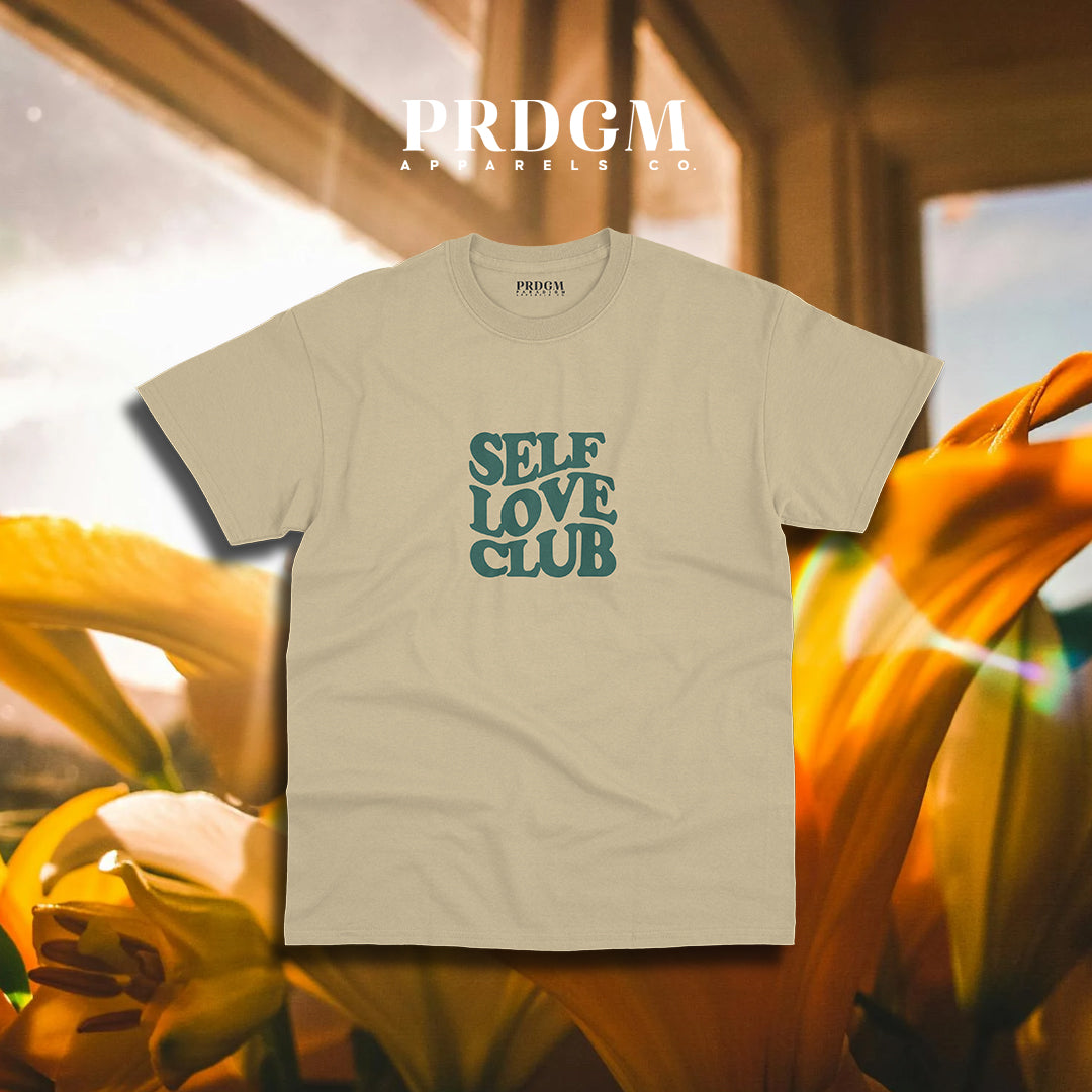 SELF LOVE CLUB TEES | Aesthetic minimal t-shirt designs