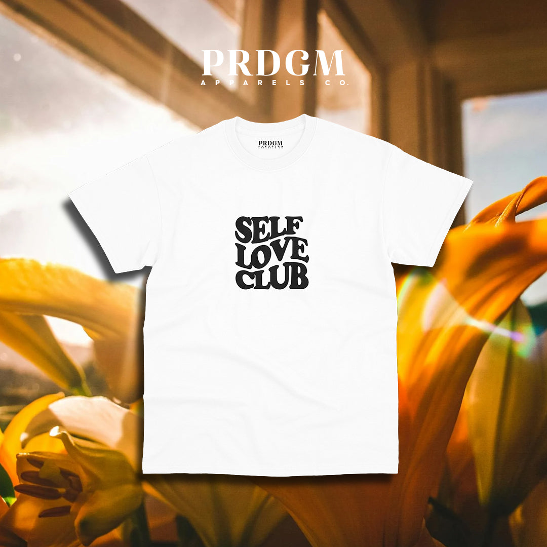 SELF LOVE CLUB TEES | Aesthetic minimal t-shirt designs