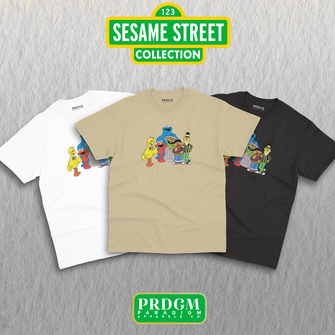 SESAME STREET GANG TEES | Aesthetic minimal t-shirt designs