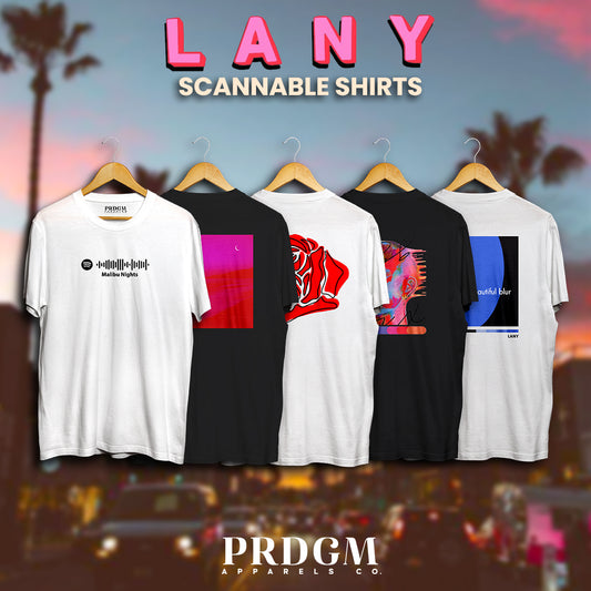 LANY SCANNABLE TEES | Aesthetic minimal t-shirt designs