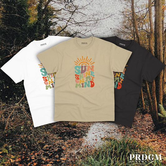 SUNSHINE ON MY MIND TEES | Aesthetic minimal t-shirt designs