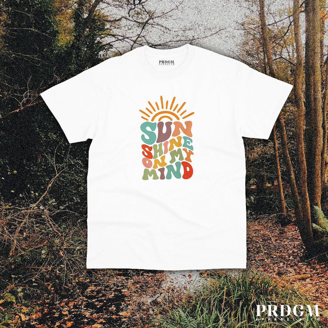 SUNSHINE ON MY MIND TEES | Aesthetic minimal t-shirt designs