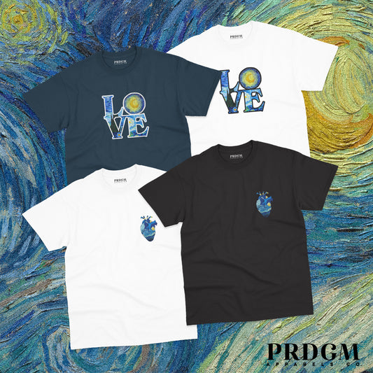 LOVE VAN GOGH TEES | Aesthetic minimal t-shirt designs