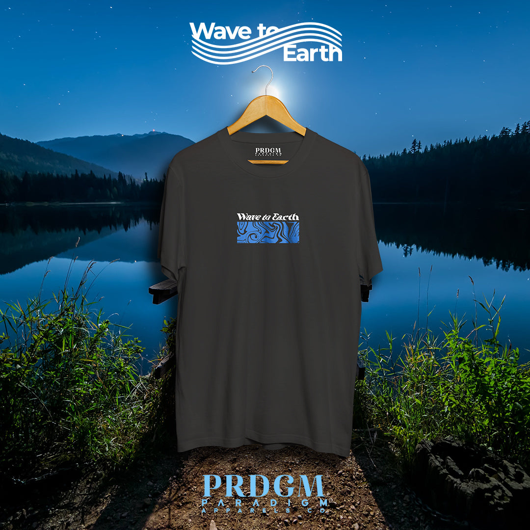 WAVY WAVE TO EARTH TEES | Aesthetic minimal t-shirt designs