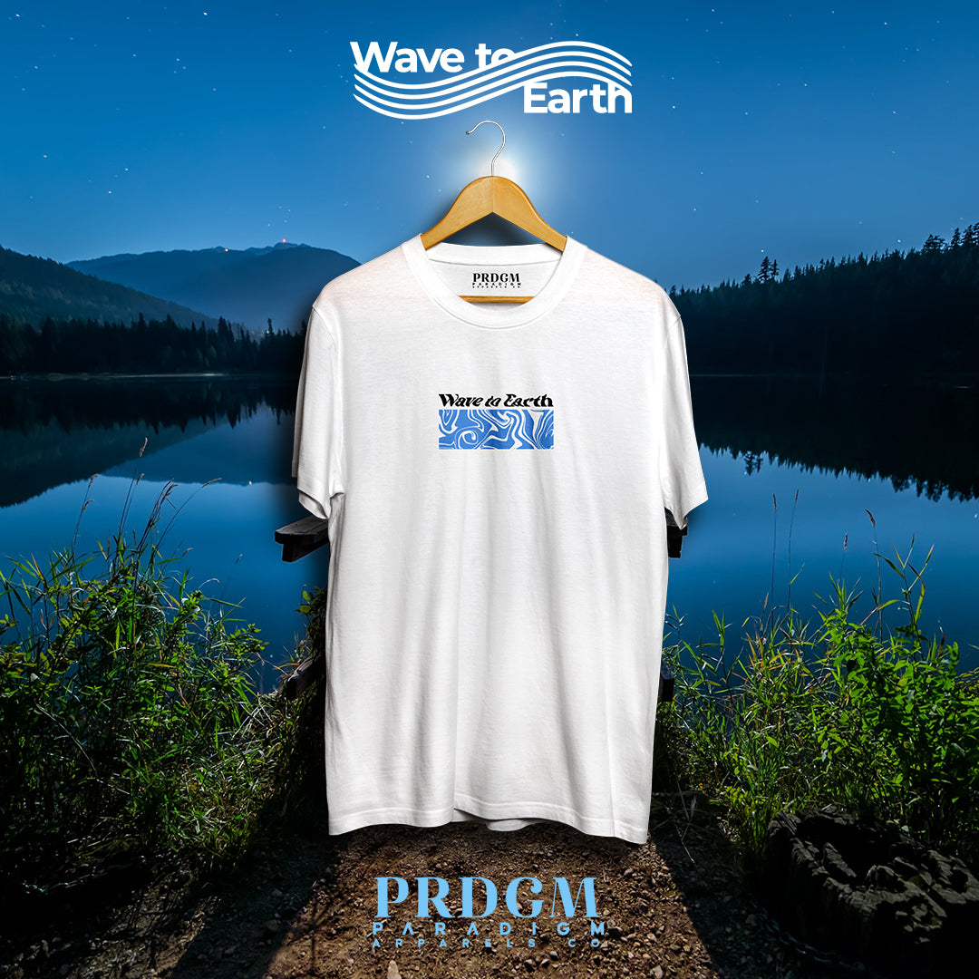 WAVY WAVE TO EARTH TEES | Aesthetic minimal t-shirt designs