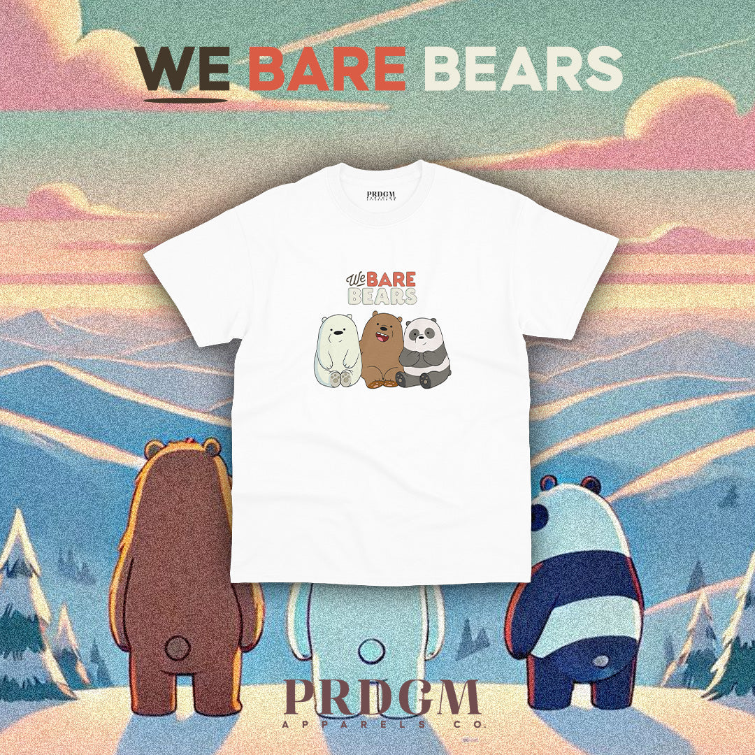 WE BARE BEARS FAM TEES | Aesthetic minimal t-shirt designs