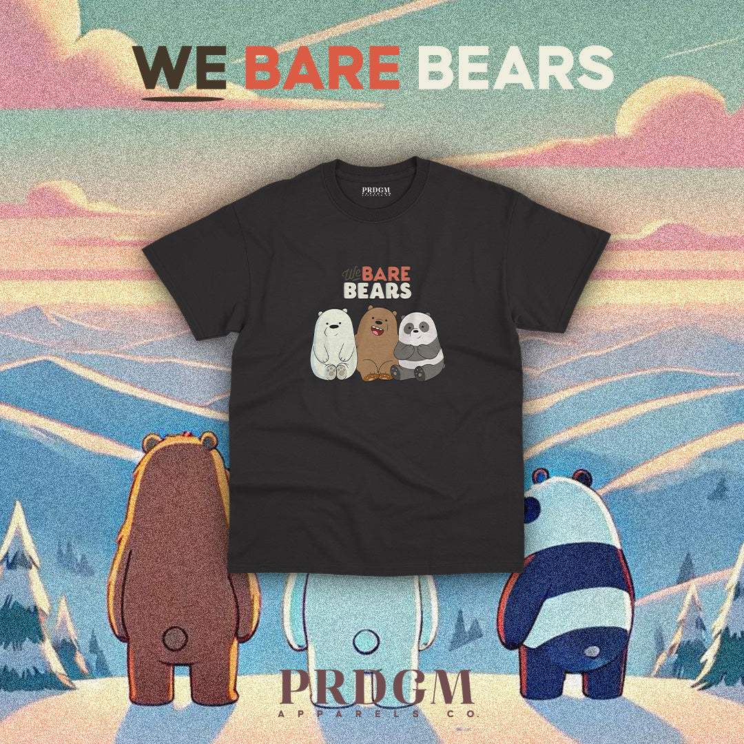 WE BARE BEARS FAM TEES | Aesthetic minimal t-shirt designs