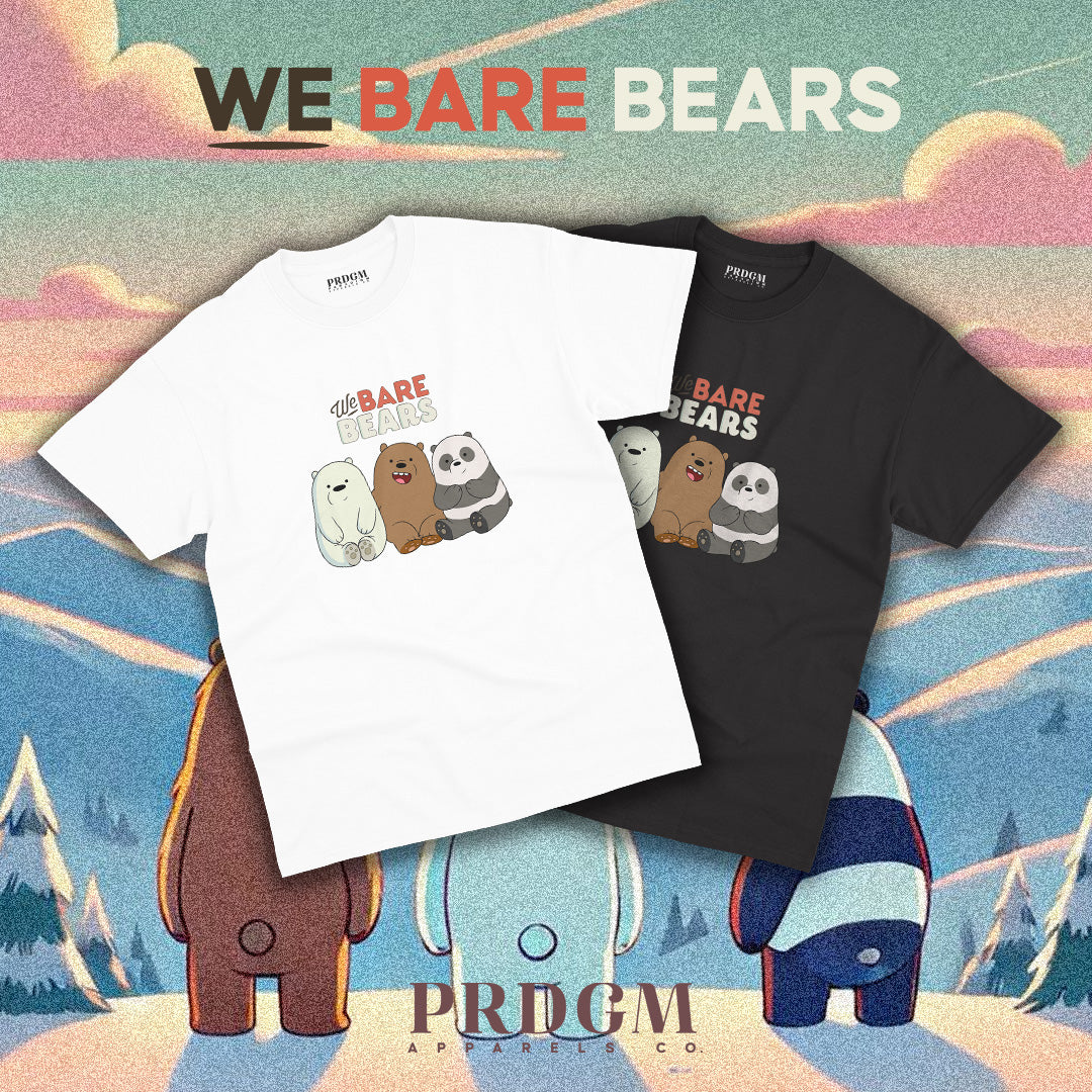 WE BARE BEARS FAM TEES | Aesthetic minimal t-shirt designs