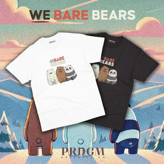 WE BARE BEARS FAM TEES | Aesthetic minimal t-shirt designs