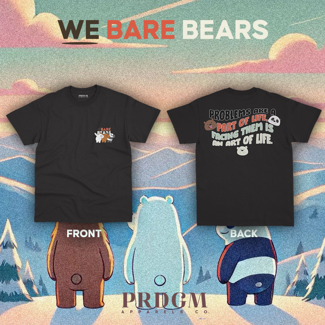 WE BARE BEARS QUOTES TEES | Aesthetic minimal t-shirt designs