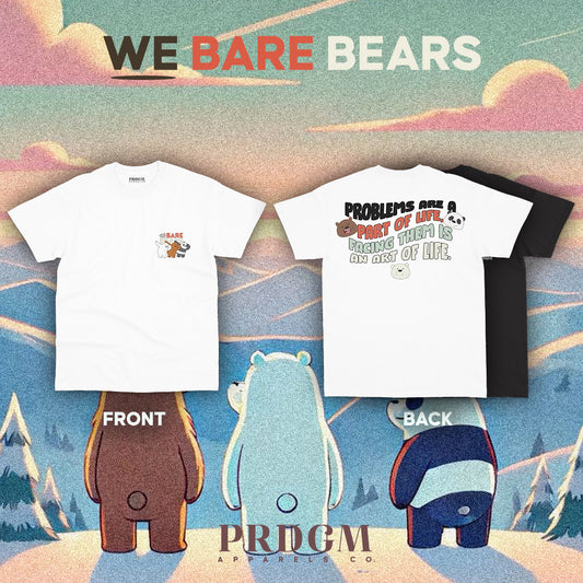 WE BARE BEARS QUOTES TEES | Aesthetic minimal t-shirt designs