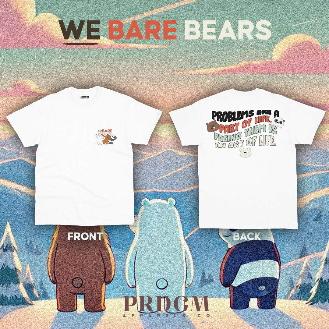 WE BARE BEARS QUOTES TEES | Aesthetic minimal t-shirt designs